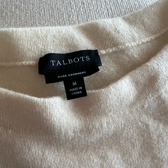 💎EUC💎 3/4 Sleeve Cashmere Cream Sweater - Picture 5 of 7